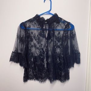 Lace crop top